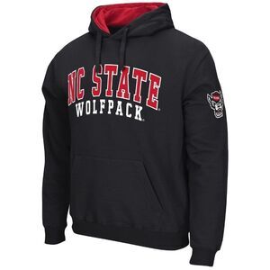 Stadium Athletics Men's Black NC State Wolfpack Pullover Hooded Sweatshirt